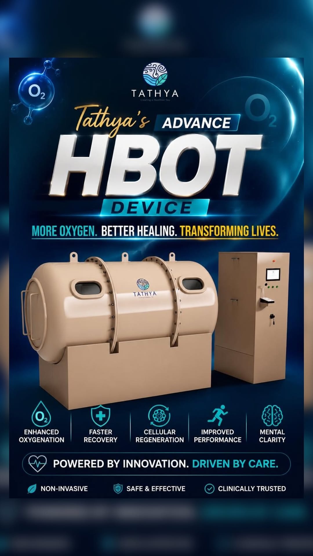 Tathya Advanced HBOT Device — Ultimate Recovery & Cellular Healing